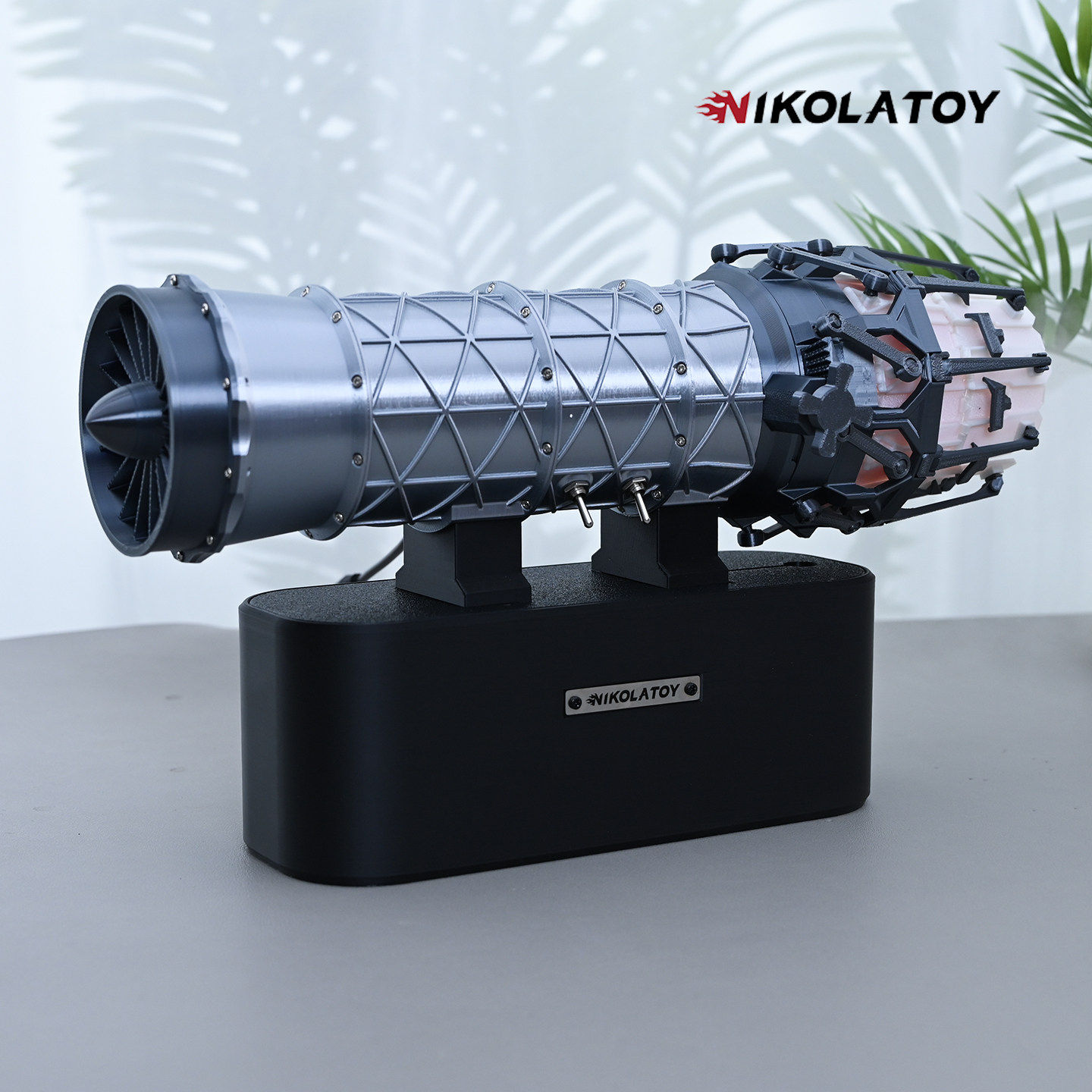 Office Tech Gifts For Men - NIKOLATOY Model silnika turbofanowego, dysza wektorowa,