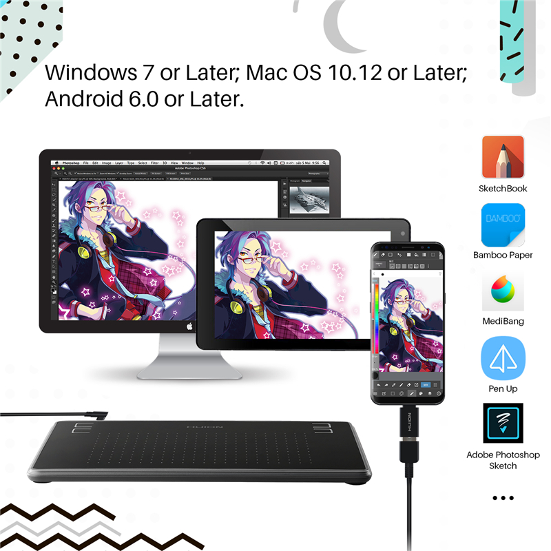 Tablet graficzny H430P dla pro – Drawing Pad Signature recenzja i cena