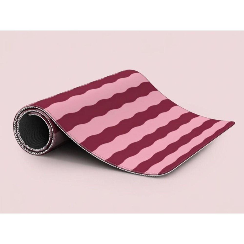 Różowo-burgundowa mata na biur – Office Desk Tech Accessories recenzja i cena