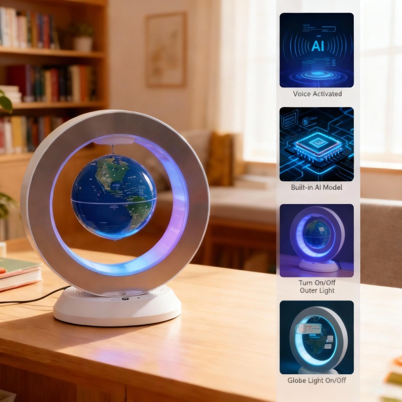 Lewitująca Kula Ziemska Głośni – Office Tech Gifts For Men recenzja i cena