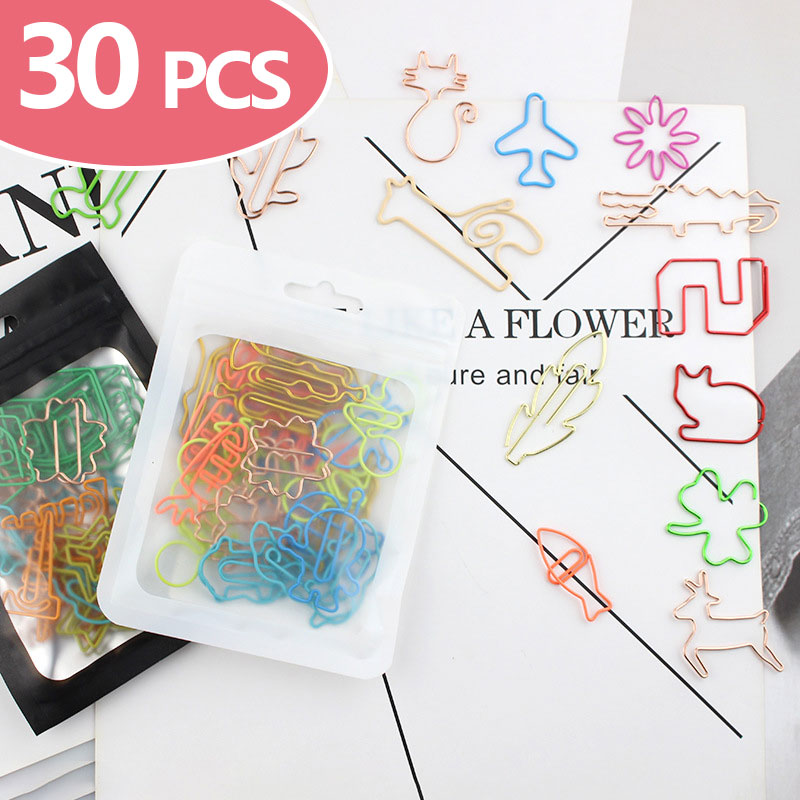30 szt. Kawaii spinacze do pap – Office Desk Tech Accessories recenzja i cena