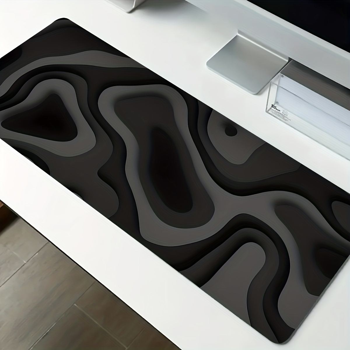 Czarno-szara mata pod mysz z w – Office Desk Tech Accessories recenzja i cena