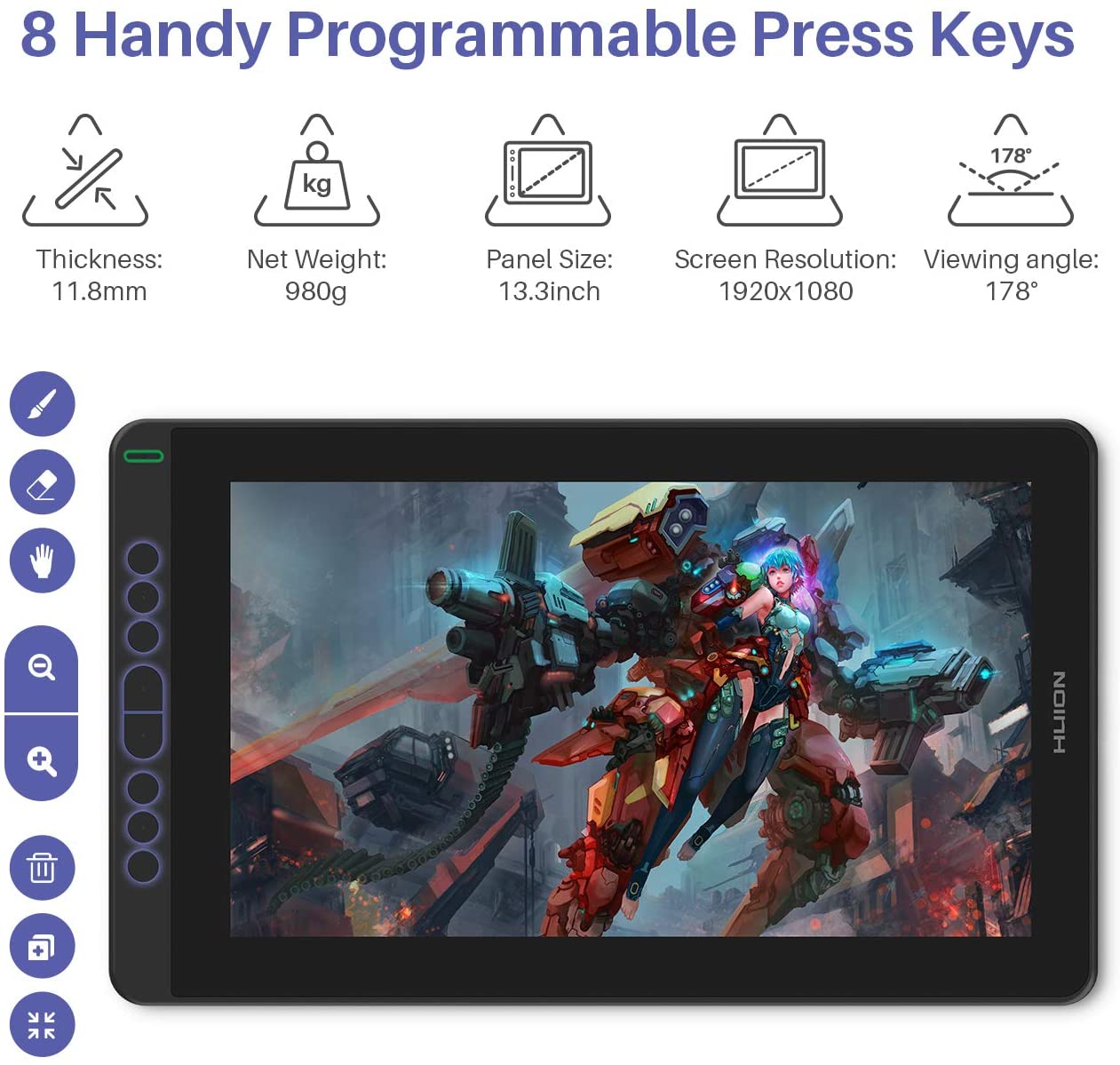 Tablet graficzny Huion z ekran – Drawing Pad Signature recenzja i cena