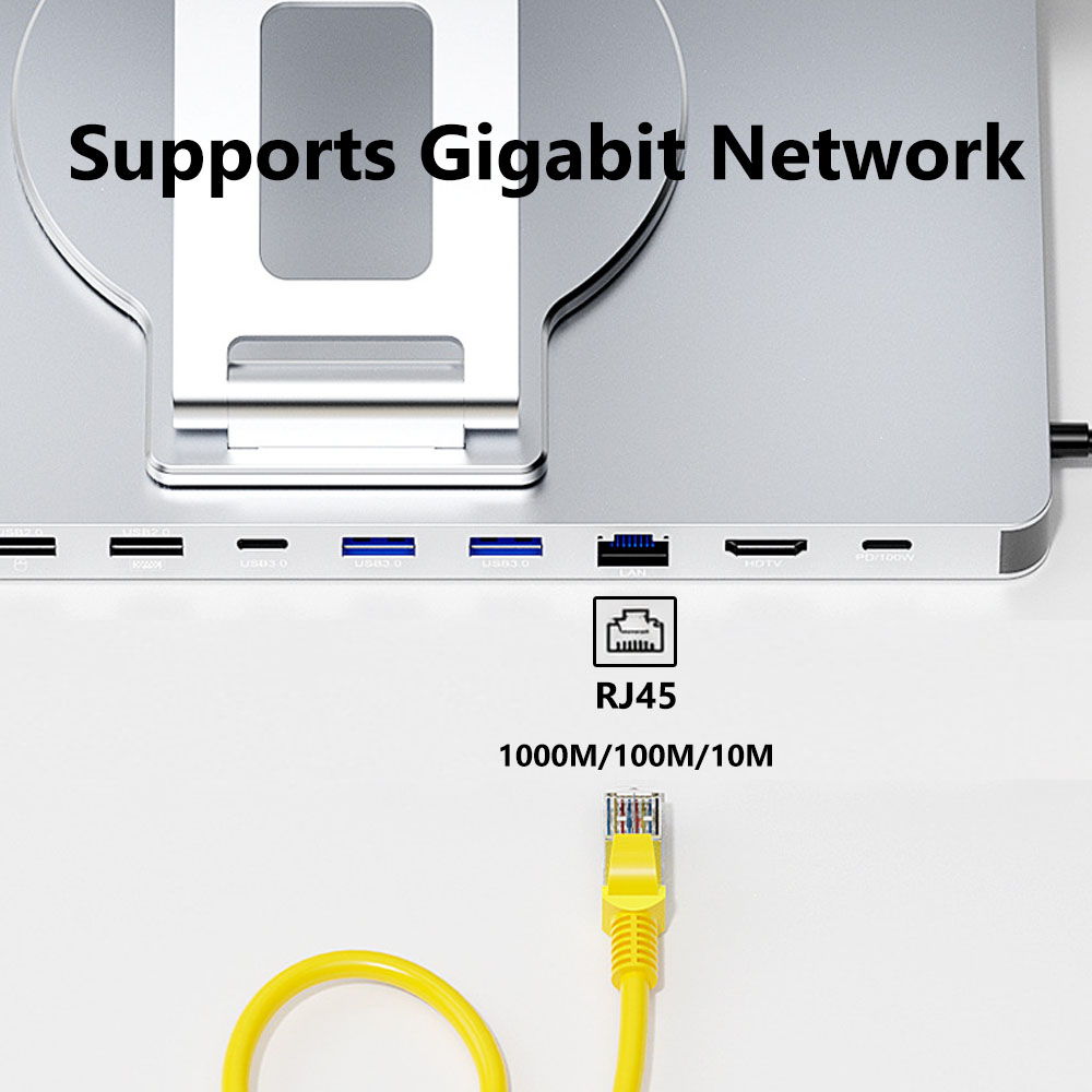 KEBIDUMEI 10 w 1 Stacja Dokują – Gigabit Network Card recenzja i cena